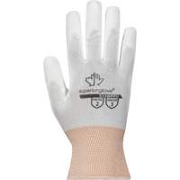 Superior Touch&reg; Coated Gloves, 6/X-Small, Polyurethane Coating, 13 Gauge, Polyester Shell Duraquip Inc