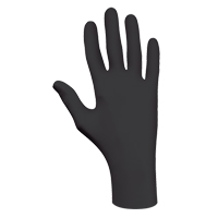6112PF Biodegradable Gloves, X-Small, Nitrile, 4-mil, Powder-Free, Black Duraquip Inc