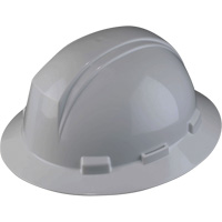 North&reg; Kilimanjaro Full Brim Hardhat, Meets CSA Type 2, Ratchet Suspension, Non-Vented Duraquip Inc