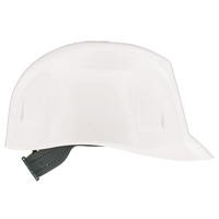 Casquette antichocs de North, Suspension &agrave; douille, Blanc Duraquip Inc