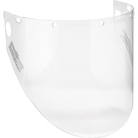 Dynamic Molded Faceshield Visor, PETG, Clear Tint Duraquip Inc