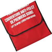 Dynamic Fire Blanket with Nylon Pouch Holder, Wool, 60"L x 71"W Duraquip Inc