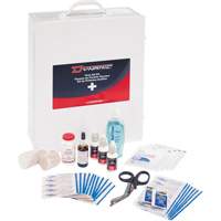 Trousse de premiers soins industrielle pour usage g&eacute;n&eacute;ral Dynamic, Dispositif m&eacute;dical Classe 1, Boîte en m&eacute;tal Duraquip Inc