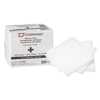 Dynamic Gauze Sponge, Pad, 4" L x 4" W, Medical Device Class 1 Duraquip Inc