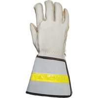 Linemans Glove, Small, Grain Cowhide Palm Duraquip Inc