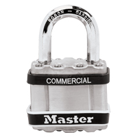 Cadenas lamin&eacute;, Argent, Cl&eacute;s diff&eacute;rentes, Acier lamin&eacute;, Largeur de 1-3/4" Duraquip Inc