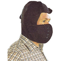 Hard Hat Winter Liner with Removable Face , Cotton/Kasha Lining, One Size, Black Duraquip Inc