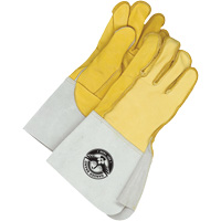 Welding Gloves, Grain Cowhide/Grain Deerskin, Size Large/10 Duraquip Inc