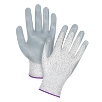 High-Performance Cut-Resistant Gloves, Size 6/X-Small, 13 Gauge, Nitrile Coated, HPPE Shell, ANSI/ISEA 105 Level 4/EN 388 Level 5 Duraquip Inc