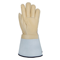 Gants pour monteur de ligne, Petit, Paume en Cuir fleur de vache Duraquip Inc