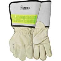 Circuit Breaker Linesman Welding Gloves, Grain Cowhide, Size Medium Duraquip Inc