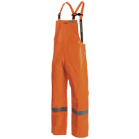 P162 041 Utili-Gard&reg; FR Bib Pant, Small, High Visibility Orange Duraquip Inc