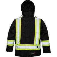 Manteau Journeyman, Polyester/Polyur&eacute;thane, Noir, Petit Duraquip Inc