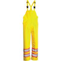 Open Road&reg; Bib Pants, Polyester, Small, High Visibility Lime-Yellow Duraquip Inc