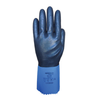 Gants enti&egrave;rement tremp&eacute;s et r&eacute;sistants aux produits chimiques Summitech, Taille Petit/7, 11,8" lo, Chloropr&egrave;ne, Doublure en Poly-coton, 59 mils Duraquip Inc