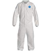 Coveralls, Medium, White, Tyvek&reg; 400 D Duraquip Inc