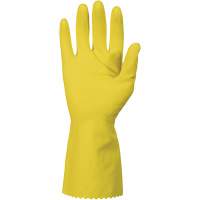ChemStop Gloves, Size Small/7, 12" L, Latex, Flock-Lined Inner Lining, 12-mil Duraquip Inc