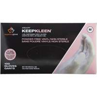 Disposable Gloves, Small, Vinyl, 4-mil, Powder-Free, White Duraquip Inc