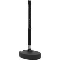 PLUS Barrier Post Set Receiver, 42" High, Black Duraquip Inc