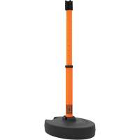 PLUS Barrier Post Set Receiver, 42" High, Orange Duraquip Inc
