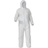 Combinaison protectrice, Moyen, Blanc, Microporeux Duraquip Inc