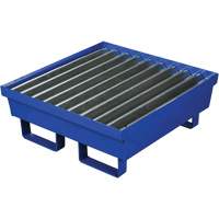 Palette de confinement des d&eacute;versements en acier, Capacit&eacute; de d&eacute;versement 17 gal. US, 27" x 25,75" x 6" Duraquip Inc