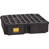 Plateforme de d&eacute;versement modulaire, Capacit&eacute; de d&eacute;versement 15 gal. US, 26" x 26,25" x 6,5" Duraquip Inc
