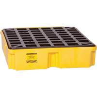 Plateforme de d&eacute;versement modulaire, Capacit&eacute; de d&eacute;versement 15 gal. US, 26" x 26,25" x 6,5" Duraquip Inc