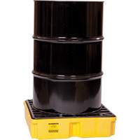 Plateforme de d&eacute;versement modulaire, Capacit&eacute; de d&eacute;versement 15 gal. US, 26" x 26,25" x 6,5" Duraquip Inc
