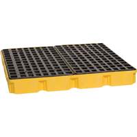 Plateforme de d&eacute;versement modulaire, Capacit&eacute; de d&eacute;versement 60,5 gal. US, 51,5'' x 51,5'' x 6,5" Duraquip Inc