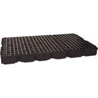 Plateforme de d&eacute;versement modulaire, Capacit&eacute; de d&eacute;versement 88 gal. US, 51,5'' x 78,25" x 6,5" Duraquip Inc