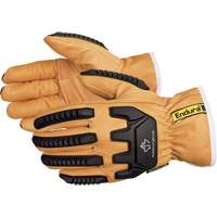 Gants de conducteur antichocs Endura, T-petit, Paume en Cuir fleur de ch&egrave;vre, Thinsulate Duraquip Inc