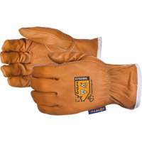 Gants de conducteur r&eacute;sistants aux arcs &eacute;lectriques Endura, Petit, Paume en Cuir fleur de ch&egrave;vre, Kevlar Duraquip Inc