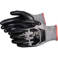 TenActiv Anti-Impact Cut-Resistant Composite Knit Gloves, 6, Synthetic Palm, Knit Wrist Cuff Duraquip Inc