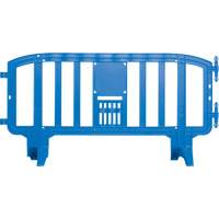 Barricade Movit, Emboîtables, 78" lo x 39" h, Bleu SGN471 | Duraquip Inc