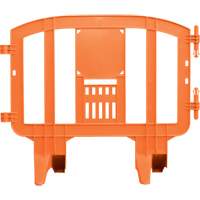 Minit Barricade, Interlocking, 49" L x 39" H, Orange Duraquip Inc