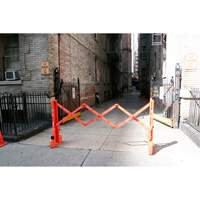 Multi-Gate Barricade, 43" H x 90" L, Orange Duraquip Inc