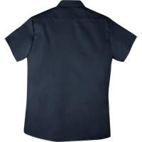 Short-Sleeved Twill Work Shirt, Men's, 4X-Large, Navy Blue Duraquip Inc