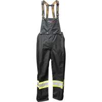 Journeyman FR Bib Pants, Small, Black Duraquip Inc