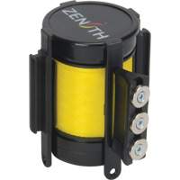 Magnetic Tape Cassette for Build-Your-Own Crowd Control Barrier, 12', Yellow Tape Duraquip Inc
