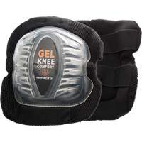 All-Terrain Knee Pads, Hook and Loop Style, Plastic Caps, Gel Pads Duraquip Inc