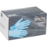 Gants jetables en paquets pour distributeur, Moyen, Nitrile, 4,5 mils, Sans poudre, Bleu Duraquip Inc