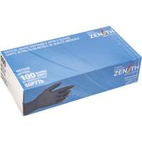 Puncture-Resistant Medical-Grade Disposable Gloves, Medium, Nitrile, 5-mil, Powder-Free, Black, Class 2 Duraquip Inc