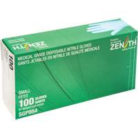 Puncture-Resistant Medical-Grade Disposable Gloves, Small, Nitrile, 3.5-mil, Powder-Free, Blue, Class 2 Duraquip Inc