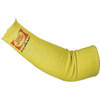 1-Ply Tube Sleeves, Kevlar&reg;, 10", ANSI Level 3/ASTM F-1790, Yellow Duraquip Inc