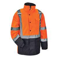 GloWear&reg; 8384 Type R Thermal Parka, High Visibility Orange, Large Duraquip Inc