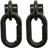 Safety Chain Magnetic Ring & Carabiner Set, Black Duraquip Inc