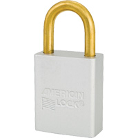 American Lock&reg; Safety Padlock, Clear, Keyed Alike, Aluminum, 1-1/2" Width Duraquip Inc