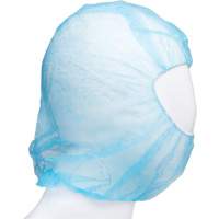 Disposable Hood, Polypropylene, Blue Duraquip Inc