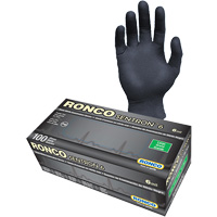 Sentron 6 Disposable Examination Gloves, Small, Nitrile, 6-mil, Powder-Free, Black, Class 2 Duraquip Inc